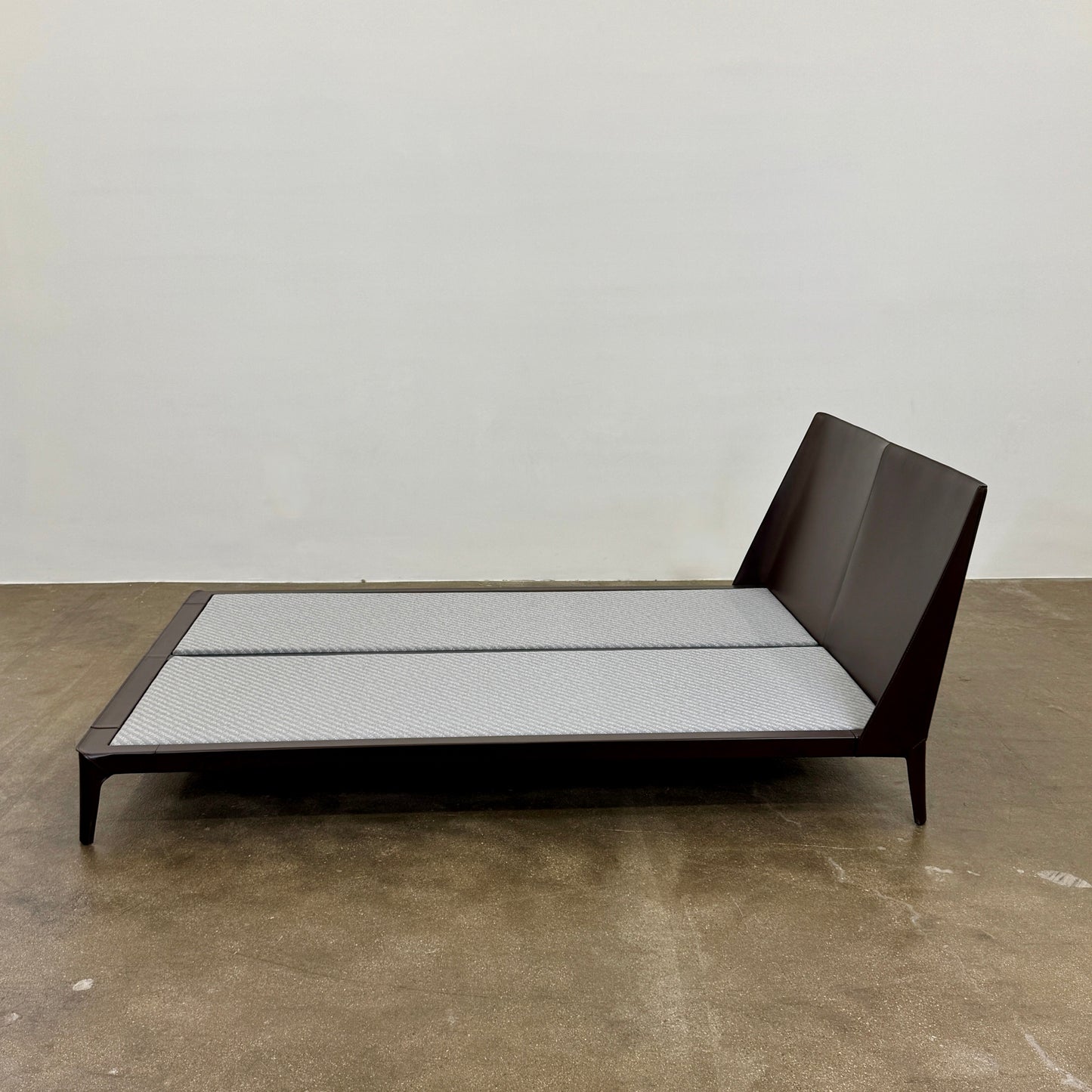 Lit queen-size Poliform Kelly, cuir