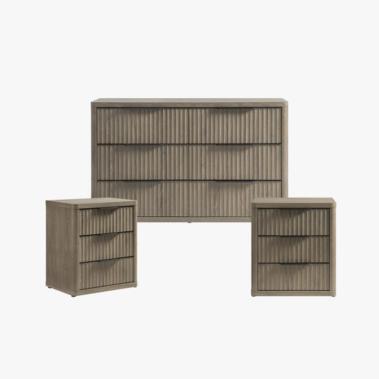 Cas Dresser Set, Black Handle
