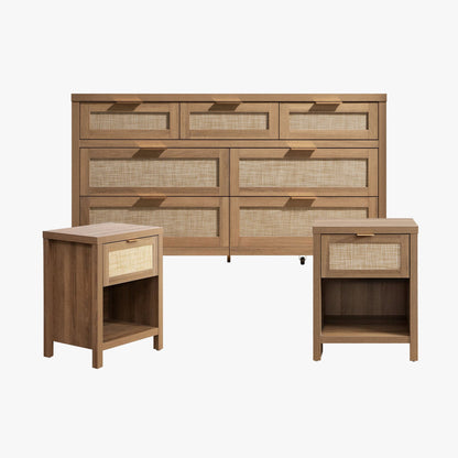 Savanna Nightstand and Dresser Set