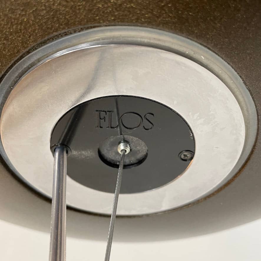 Suspension Flos Skygarden : brun rouille mat