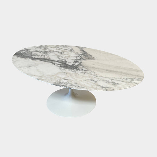 Table basse ovale sur pied Saarinen