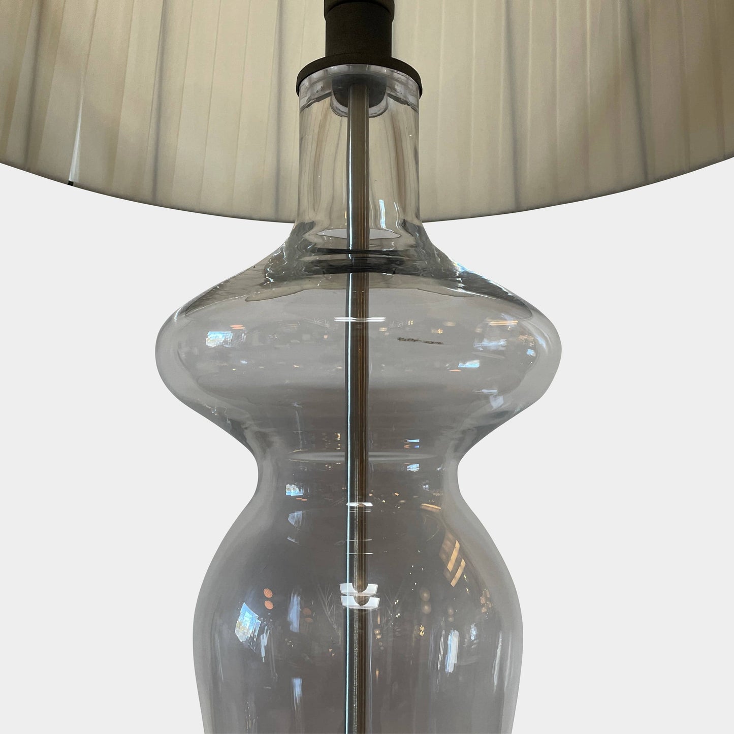 Lampadaire en verre Holly