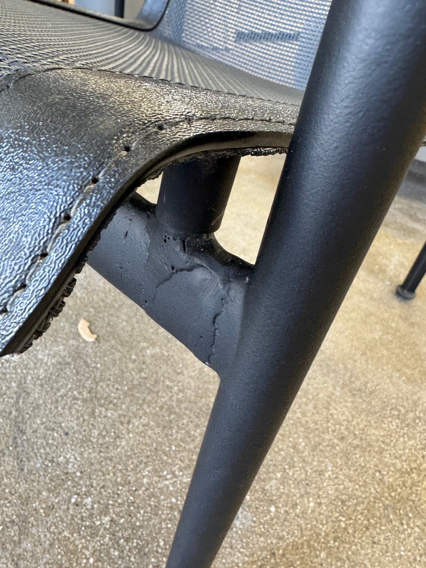 Fauteuil Knoll 1966 avec accoudoirs, noir