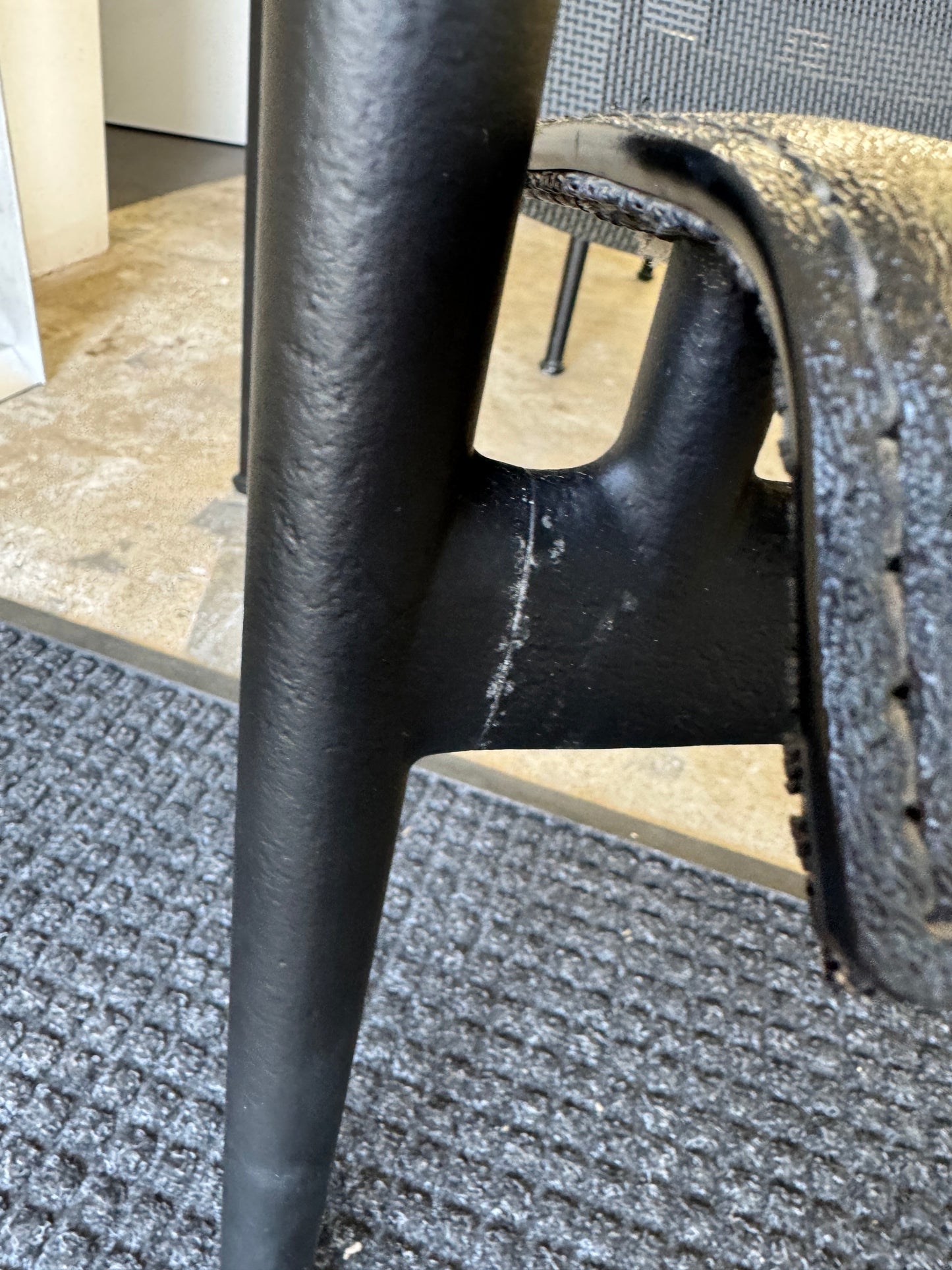Fauteuil Knoll 1966 avec accoudoirs, noir