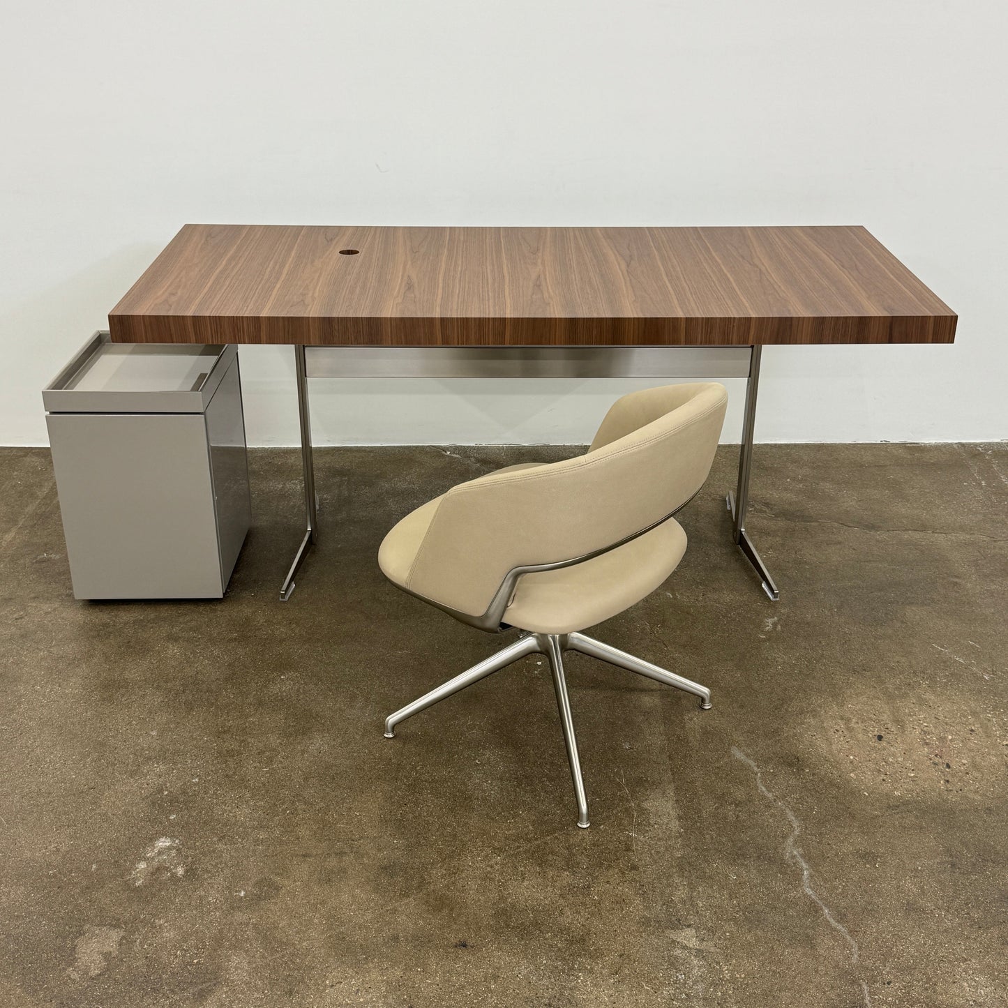 Chaise de bureau pivotante Flexform Alma à 4 branches