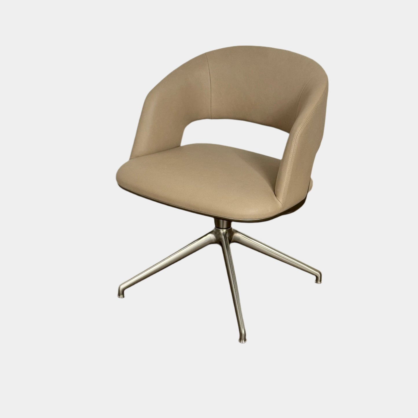 Chaise de bureau pivotante Flexform Alma à 4 branches