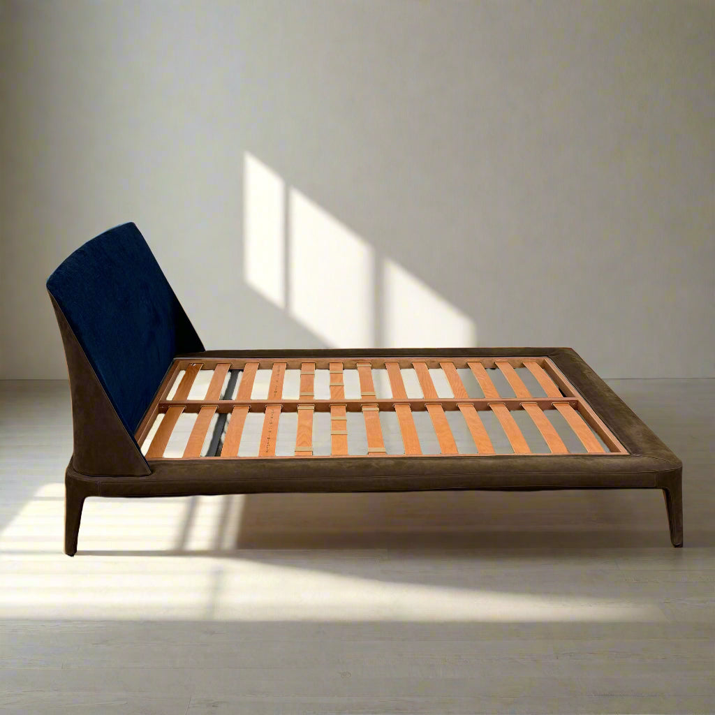 Lit queen-size Poliform Kelly, daim