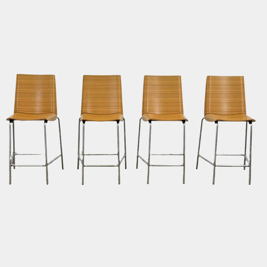 Tabouret de bar Millefoglie en ICF Plank - Lot de 4