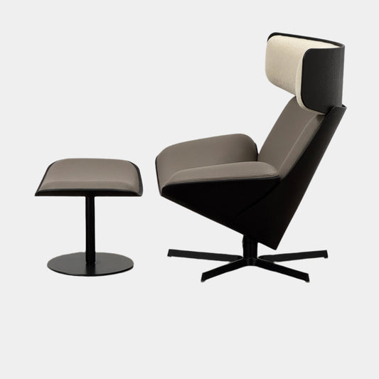 Chaise et pouf Almora de B&amp;B Italia