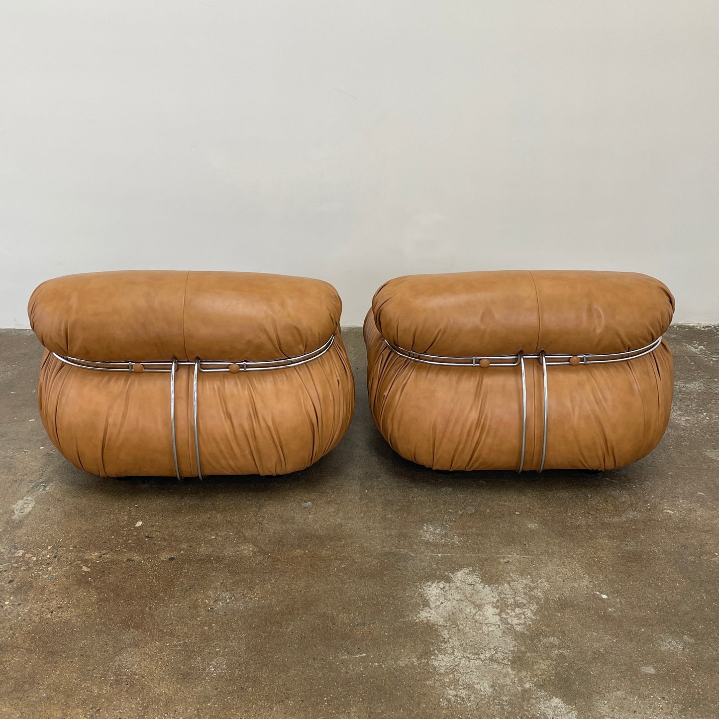 Chaises Cassina Soriana vintage des années 1970 par Afra &amp; Tobia Scarpa, lot de 2