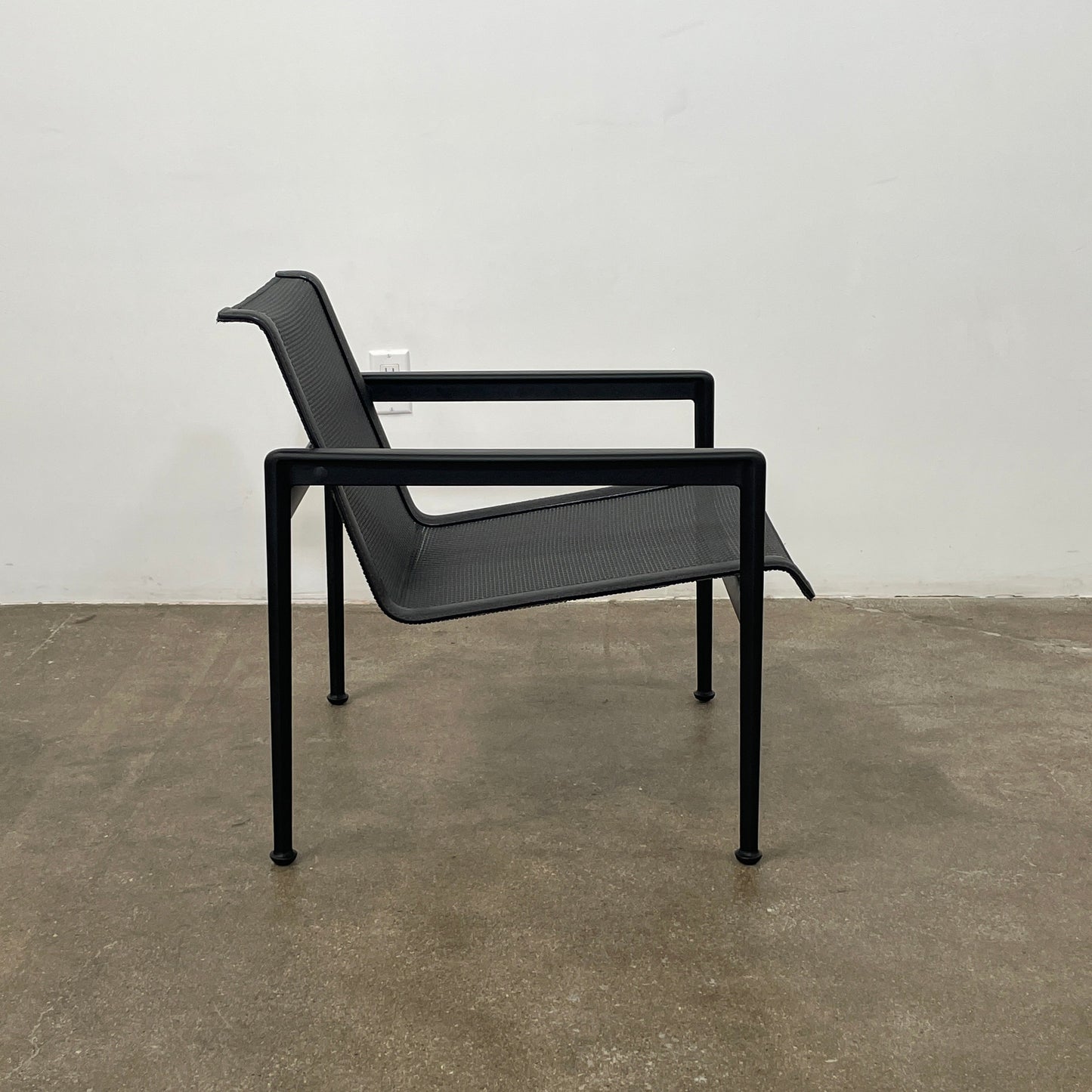 Fauteuil Knoll 1966 avec accoudoirs, noir