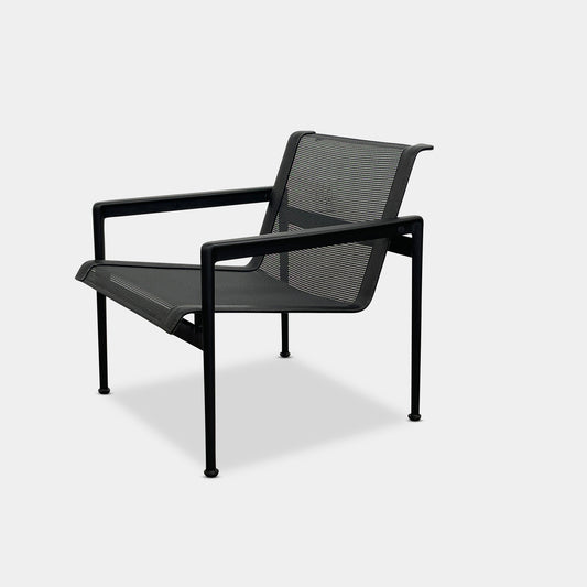 Fauteuil Knoll 1966 avec accoudoirs, noir
