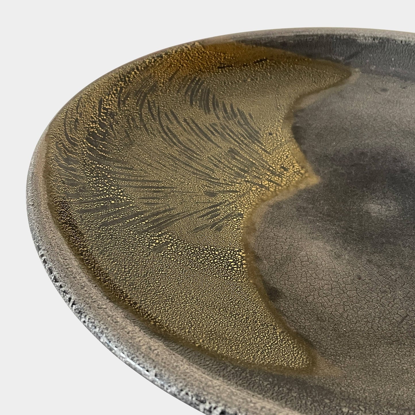 Assiette et objet en verre de Murano