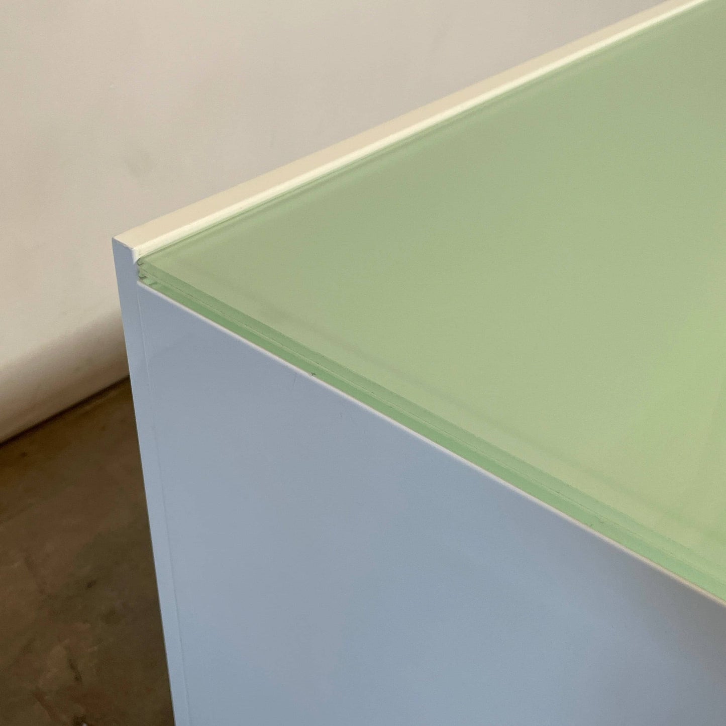 Buffet plat Cassina 255-256 laqué blanc