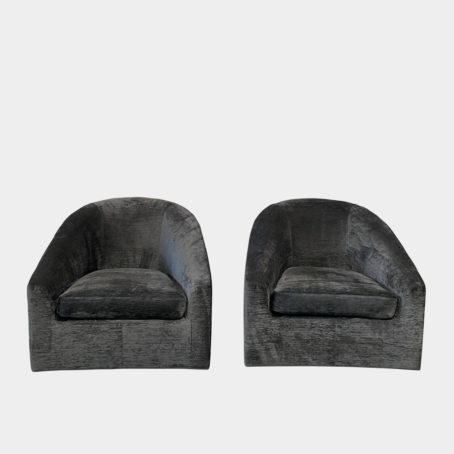 Lot de 2 chaises longues pivotantes Minotti Quinn