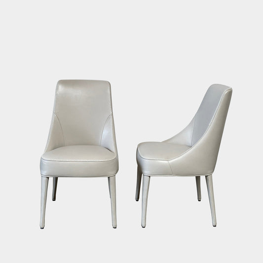 Ensemble de deux chaises de salle à manger Maxalto Febo