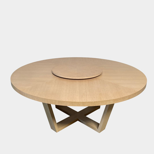 Table à manger Maxalto Xilos avec plateau rotatif