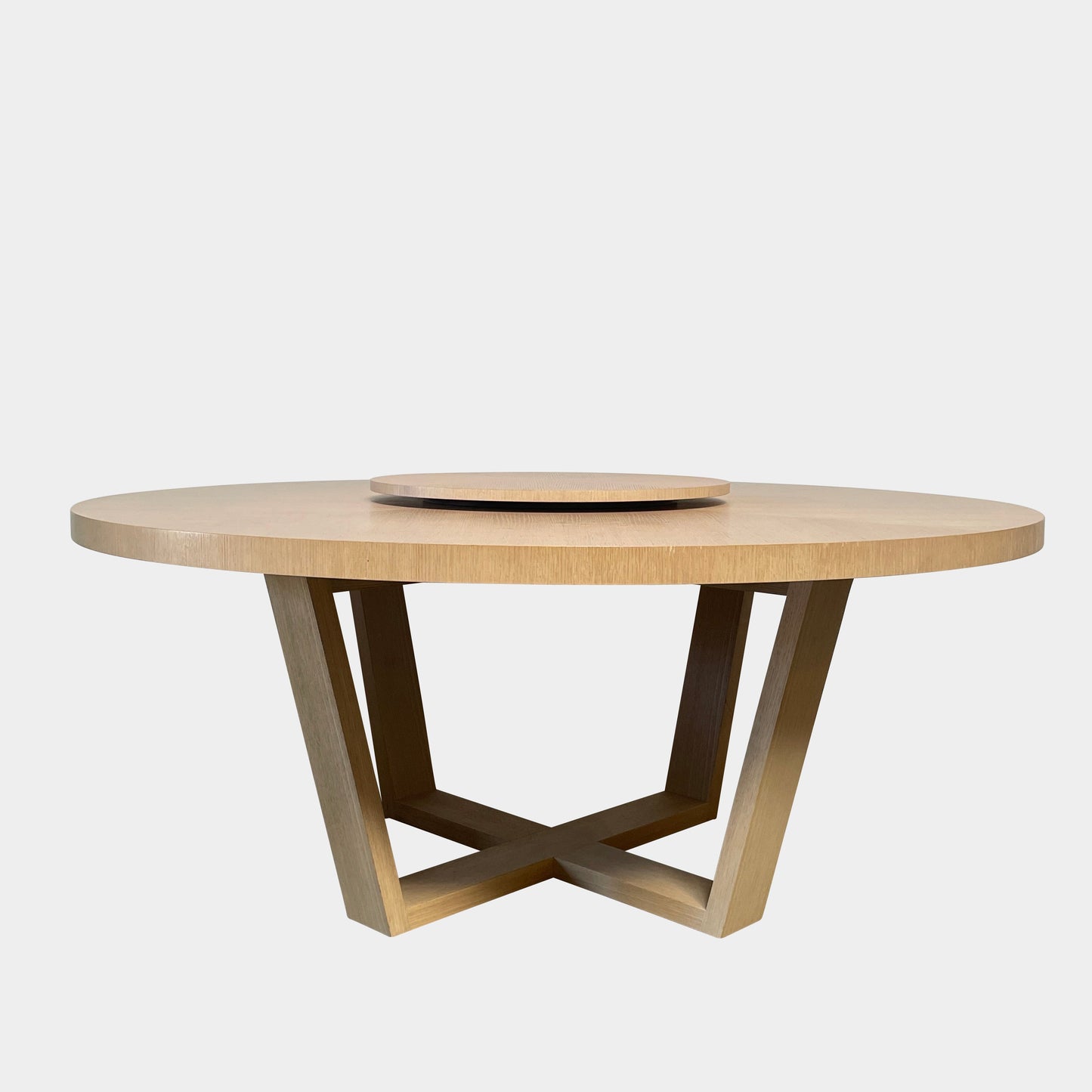 Table à manger Maxalto Xilos avec plateau rotatif