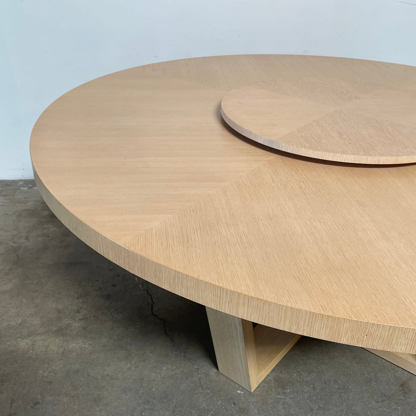 Table à manger Maxalto Xilos avec plateau rotatif