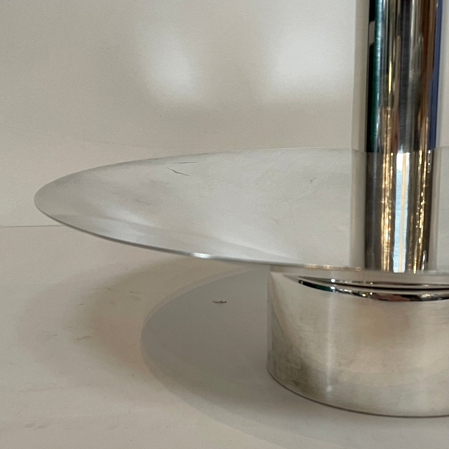 Centre de table à fruits en argent Driade