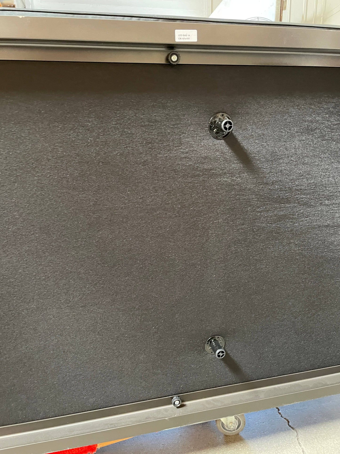 Canapé en cuir noir Minotti Hamilton
