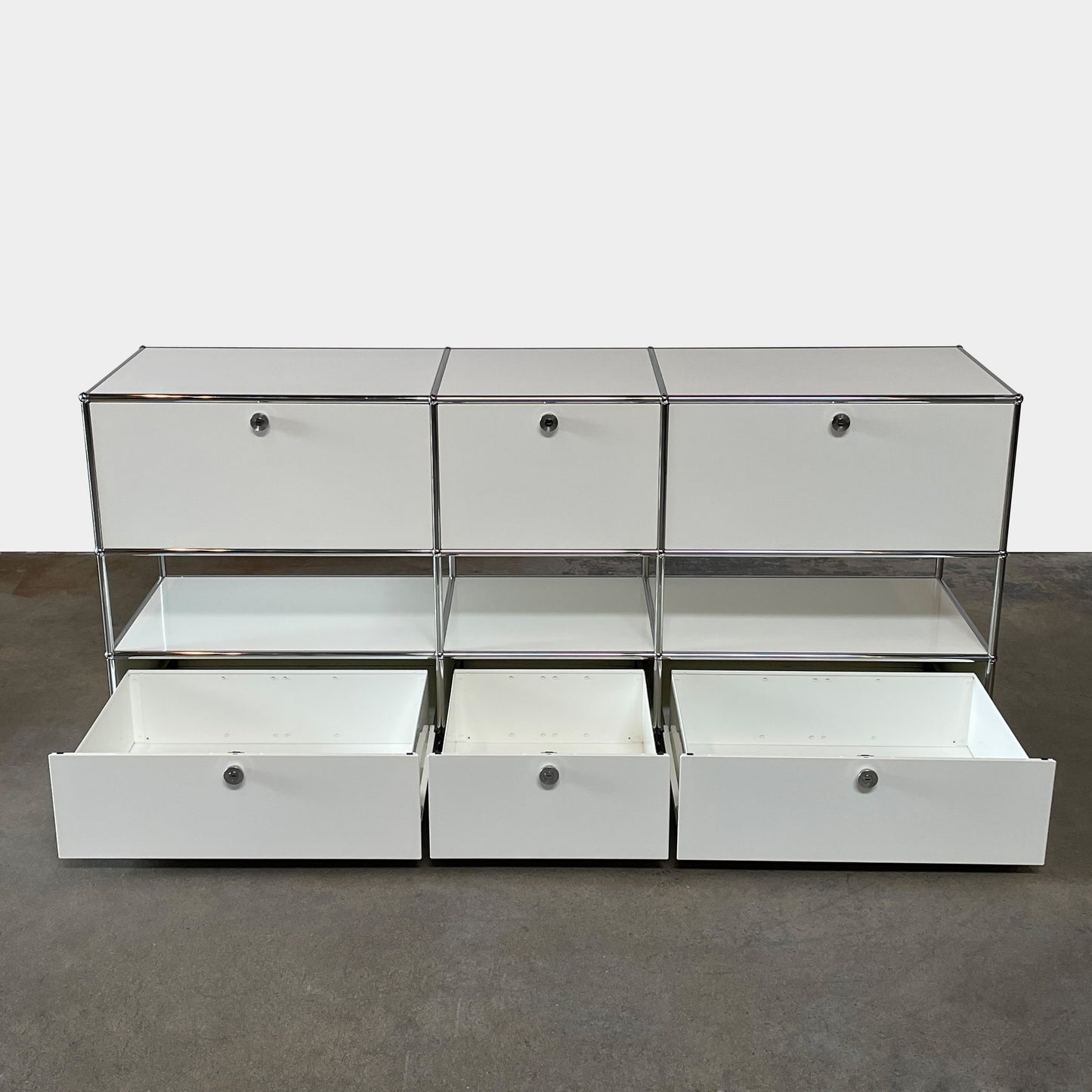 Meuble / Console USM Haller blanc
