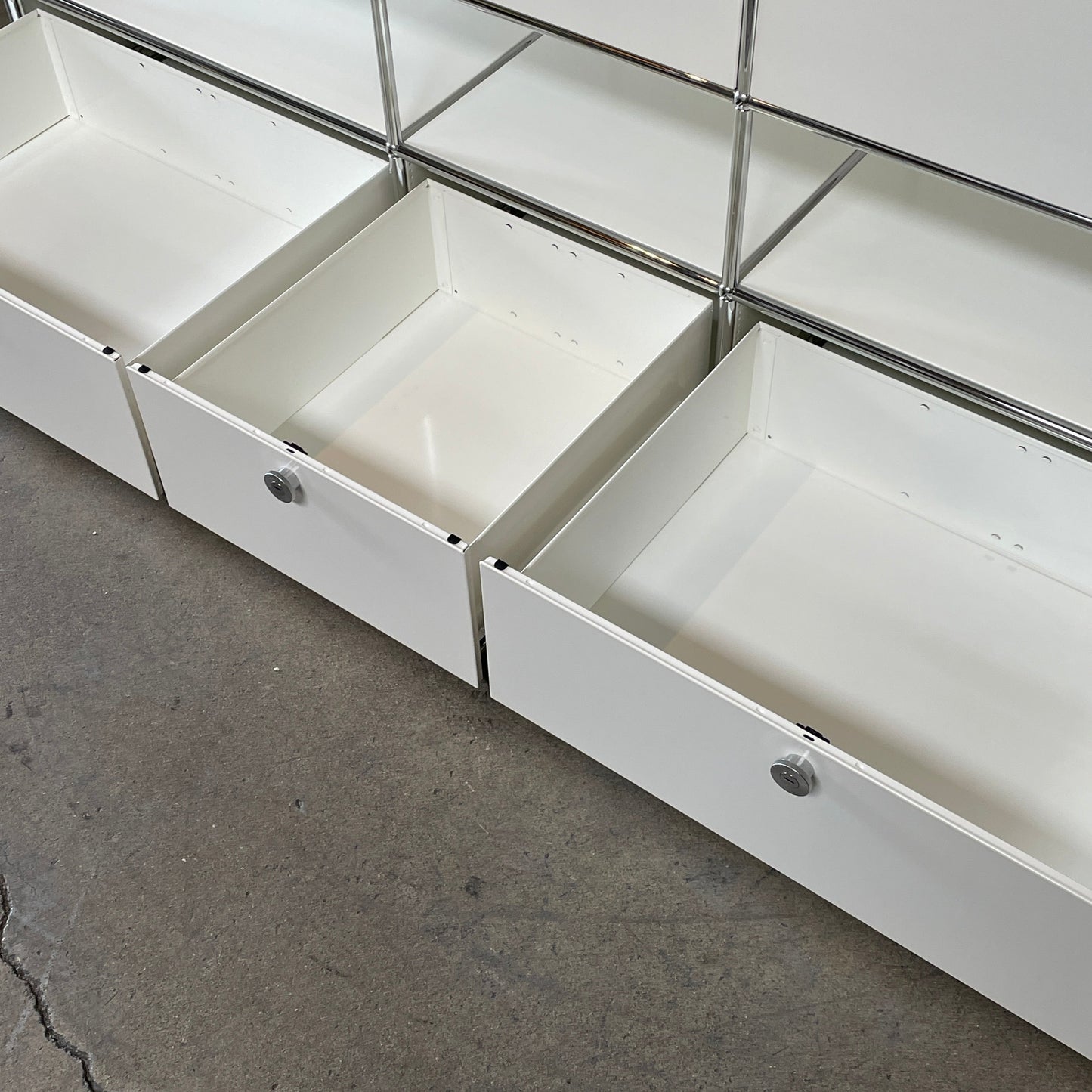 Meuble / Console USM Haller blanc
