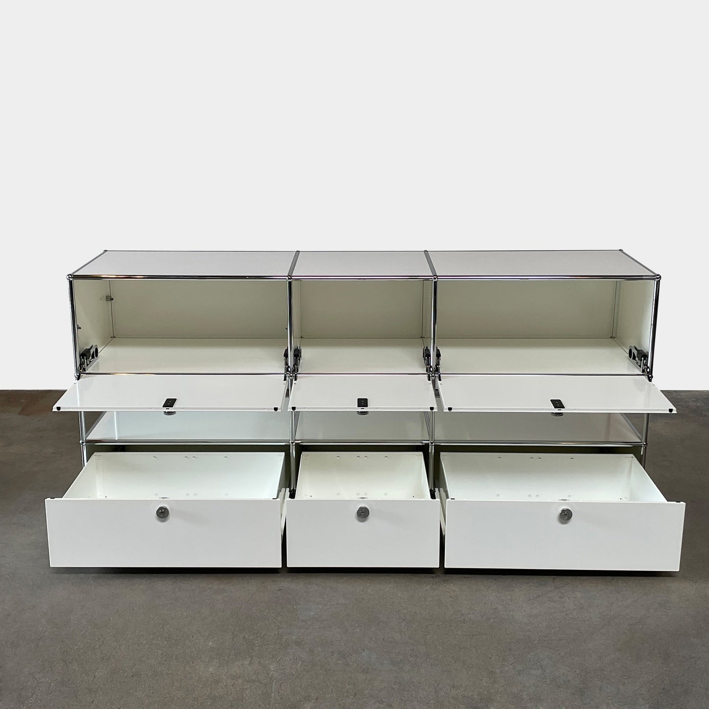 Meuble / Console USM Haller blanc