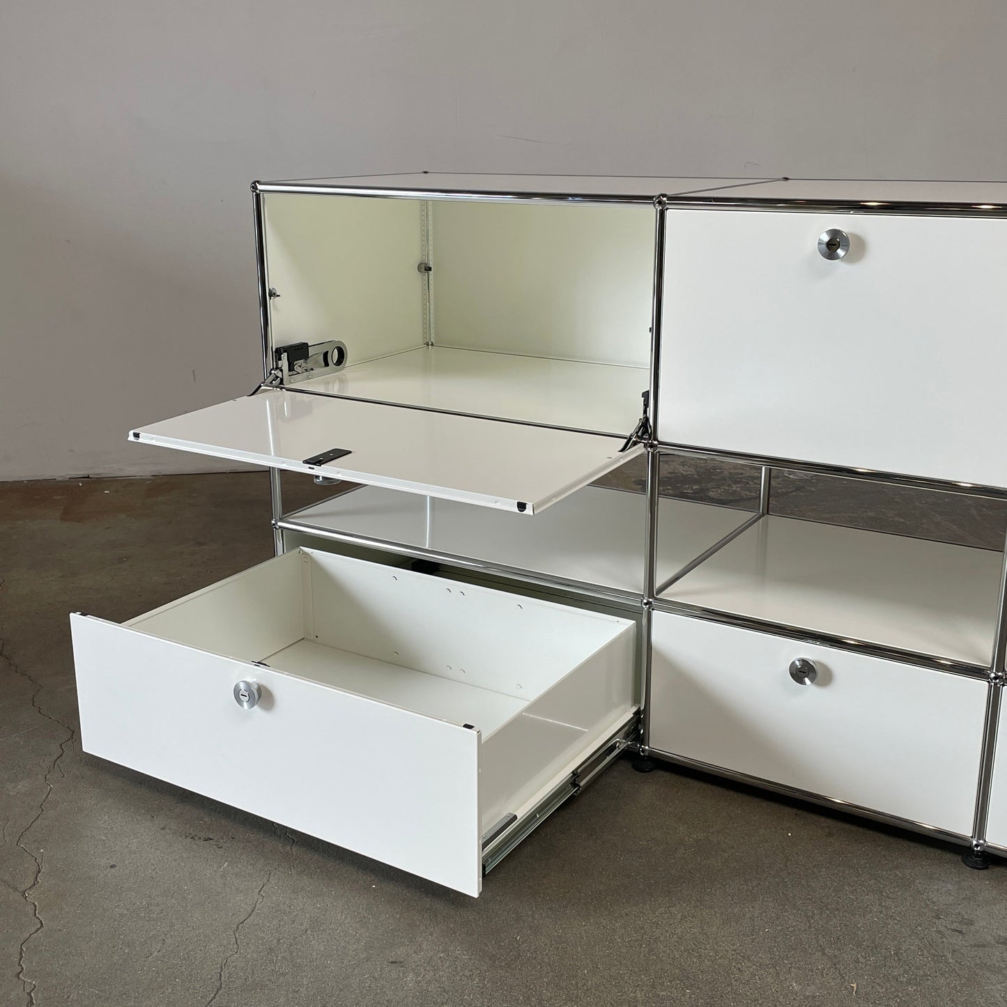 Meuble / Console USM Haller blanc