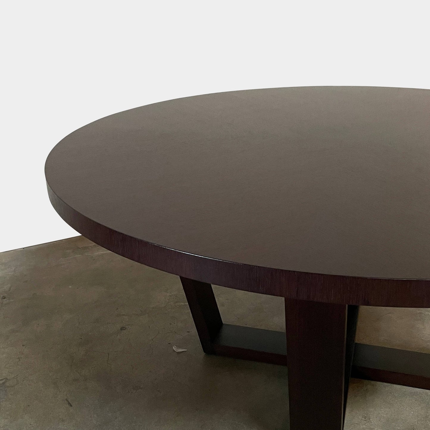 Table à manger Maxalto Xilos finition wengé