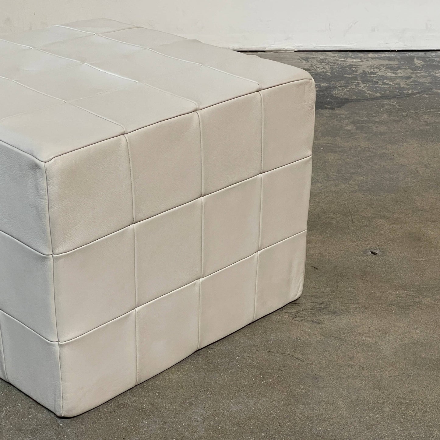 Pouf en cuir patchwork De Sede