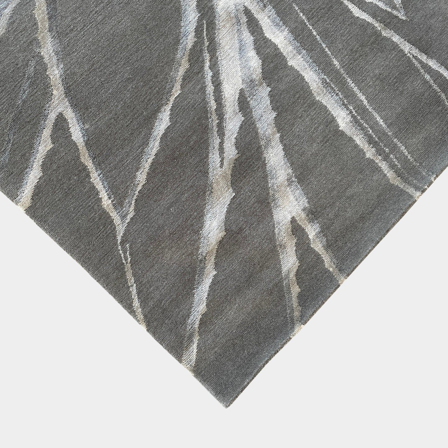 Tapis en laine Delinear Agave vert écume de mer 8'X10'