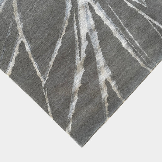 Tapis en laine Delinear Agave vert écume de mer 8'X10'