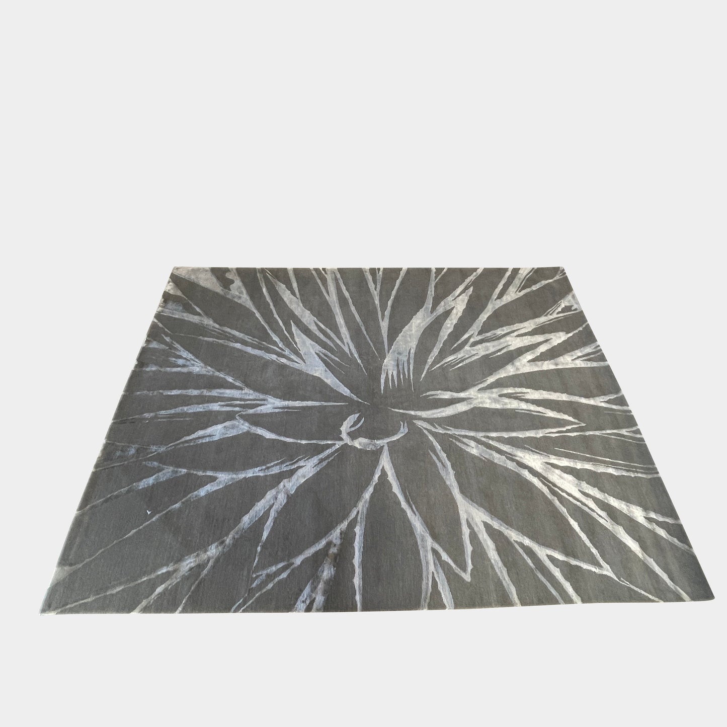 Tapis en laine Delinear Agave vert écume de mer 8'X10'