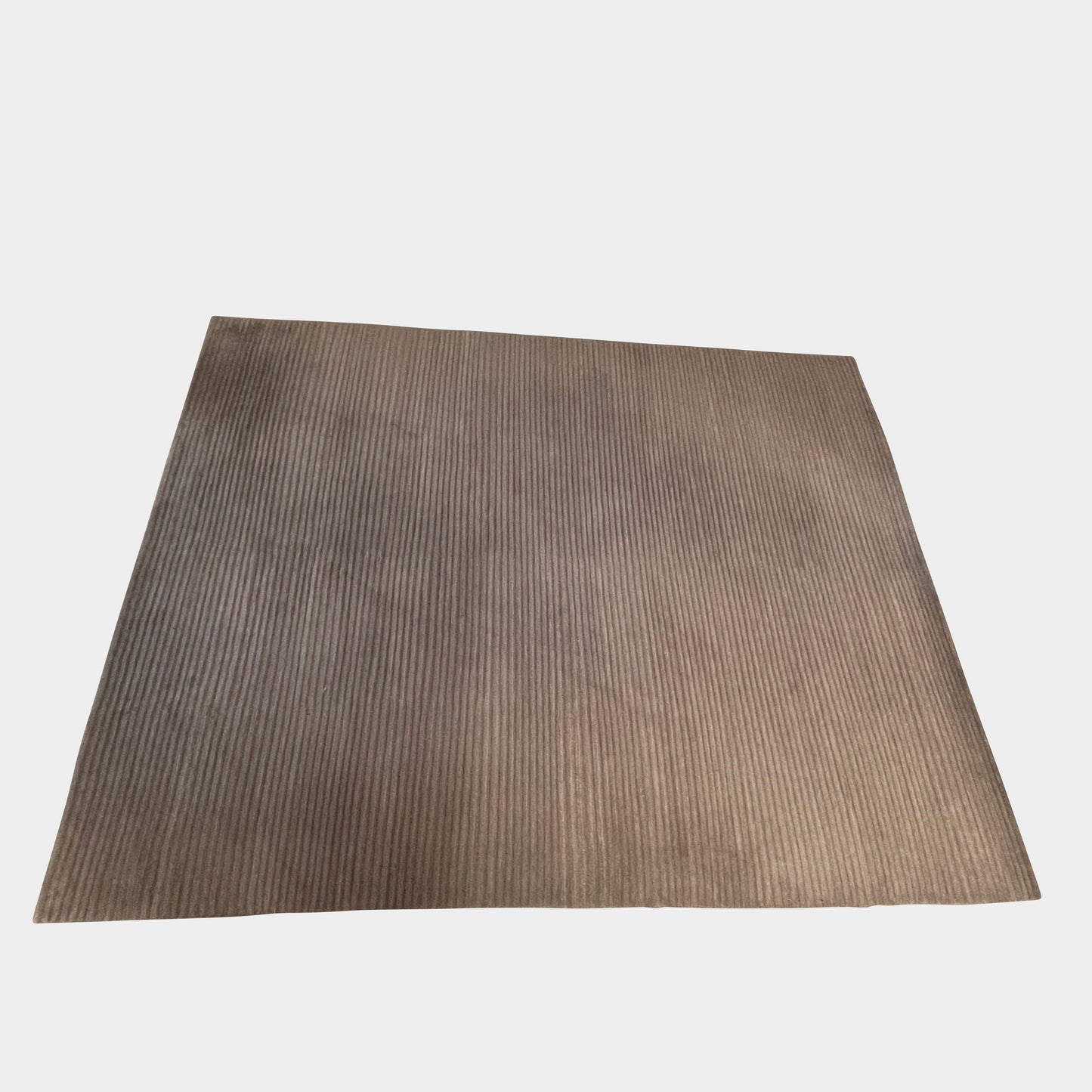Tapis en laine Delinear Canal Espresso Brown 8'X10'