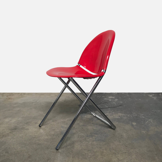Chaise pliante Fol D - Rouge