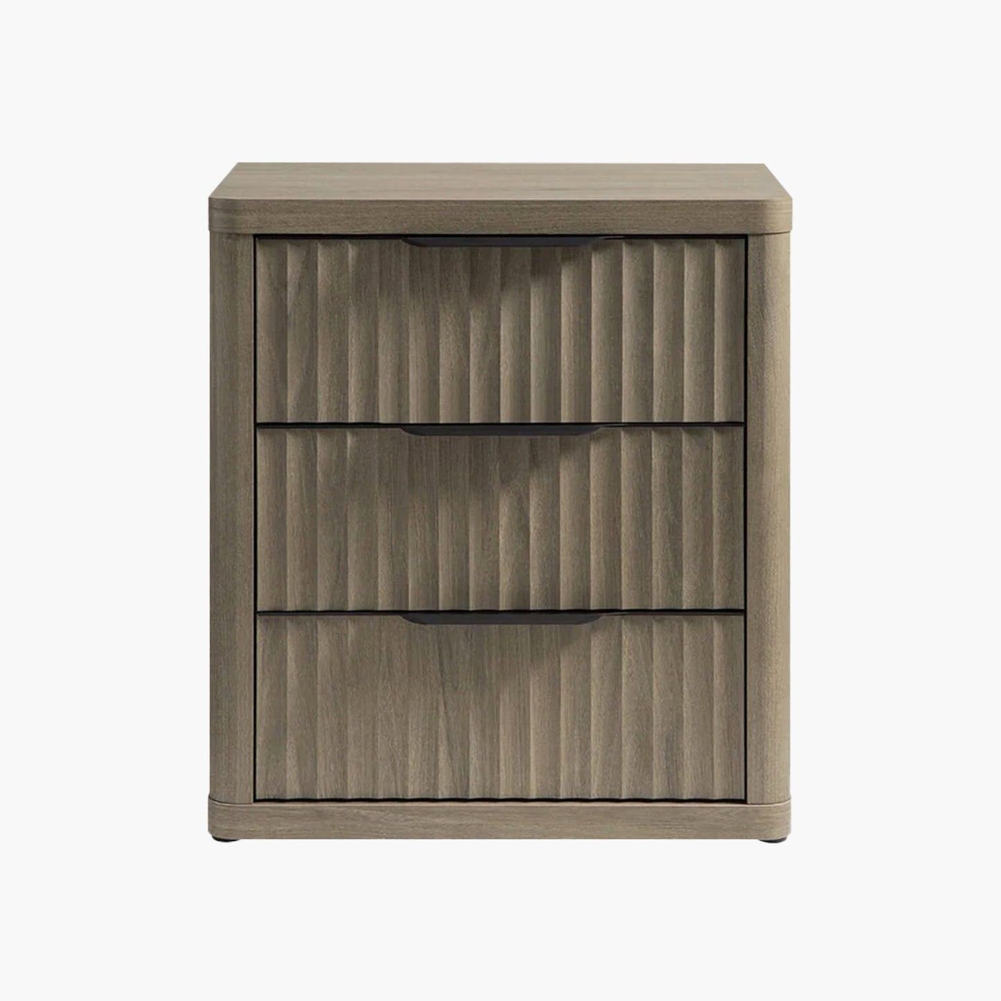 Cas 3 Drawers Dresser, Black Handle