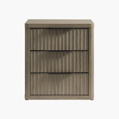 Cas 3 Drawers Dresser, Black Handle