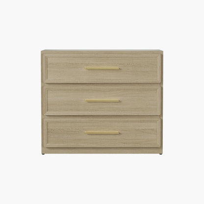 Crescent Nightstand, 3 Drawers