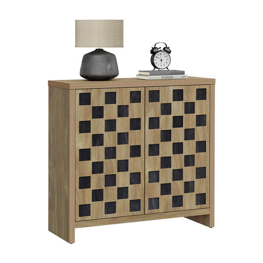 Checkered Sideboard with Doors