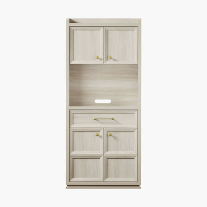 Helio White Pantry Cabinet