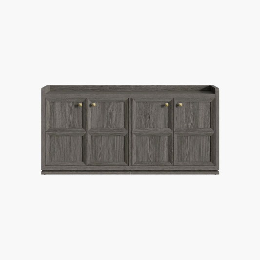 Helio Black Sideboard with 4 Doors