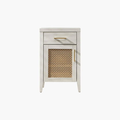 Andy Nightstand with Golden Mesh Door