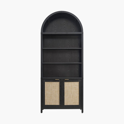 Savanna Arched Bookcase with Storage