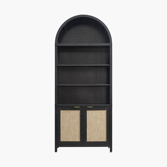 Savanna Arched Bookcase with Storage