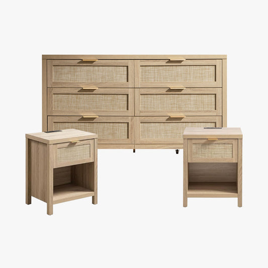 Savanna Dresser Bedroom Set with Charger