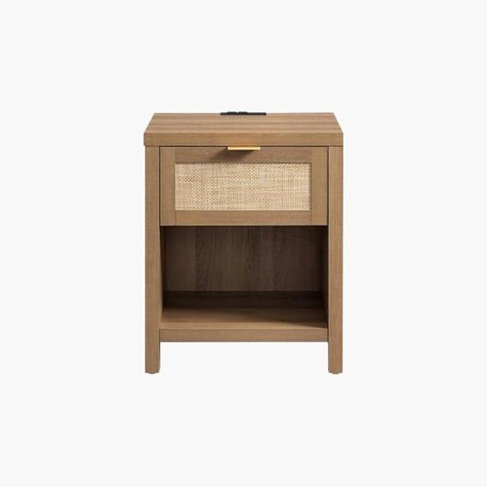Savanna Nightstand with Charge Station