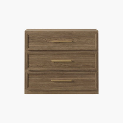Crescent Nightstand, 3 Drawers
