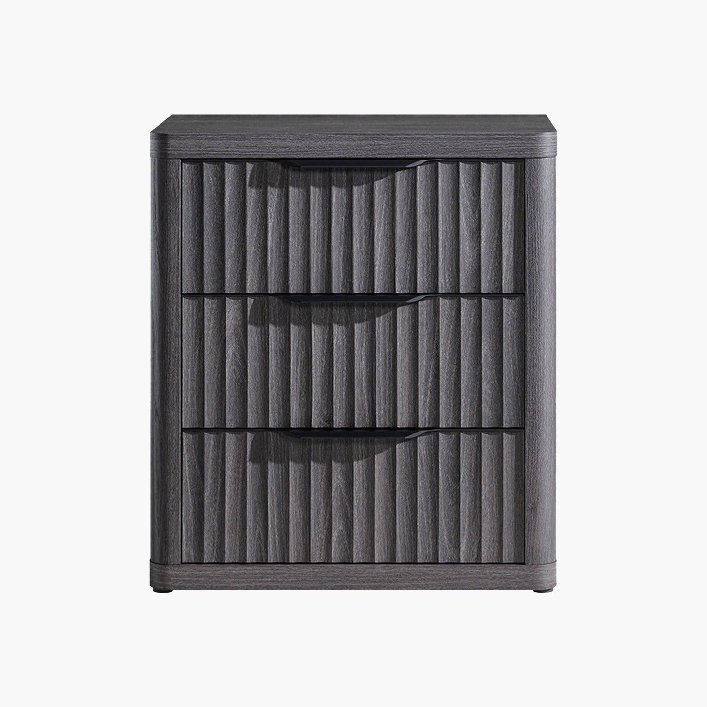 Cas 3 Drawers Dresser, Black Handle