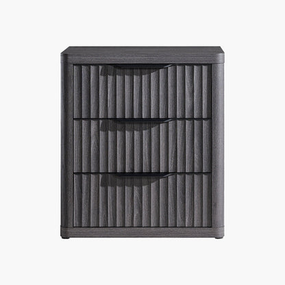 Cas 3 Drawers Dresser, Black Handle